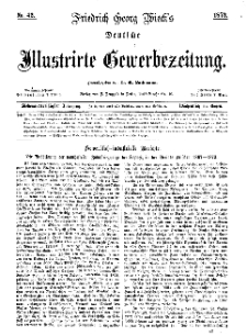 Deutsche Illustrirte Gewerbezeitung, 1872. Jahrg. XXXVII, nr 42.