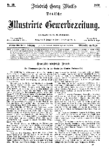 Deutsche Illustrirte Gewerbezeitung, 1872. Jahrg. XXXVII, nr 43.