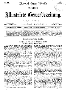 Deutsche Illustrirte Gewerbezeitung, 1872. Jahrg. XXXVII, nr 44.
