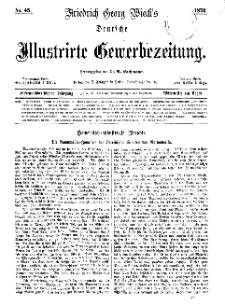 Deutsche Illustrirte Gewerbezeitung, 1872. Jahrg. XXXVII, nr 45.