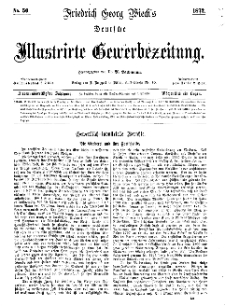 Deutsche Illustrirte Gewerbezeitung, 1872. Jahrg. XXXVII, nr 50.