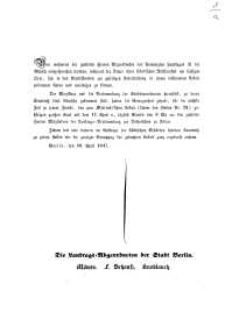 Von mehreren der geehrten Herren Abgeordneten...