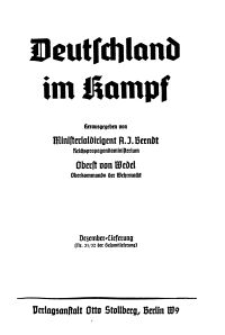 Deutschland im Kampf, 1940, Nr 31/32.