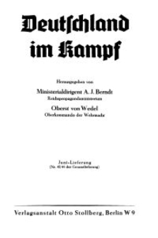 Deutschland im Kampf, 1941, Nr 43/44.