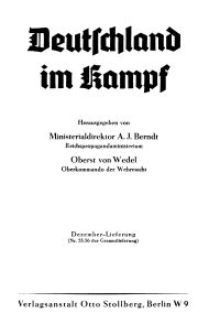 Deutschland im Kampf, 1941, Nr 55/56.