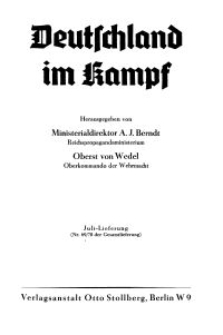 Deutschland im Kampf, 1942, Nr 69/70.