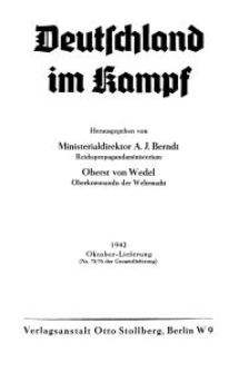 Deutschland im Kampf, 1942, Nr 75/76.