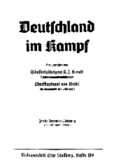 Deutschland im Kampf, 1939, Nr 8.