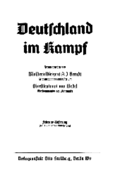 Deutschland im Kampf, 1940, Nr 11/12.