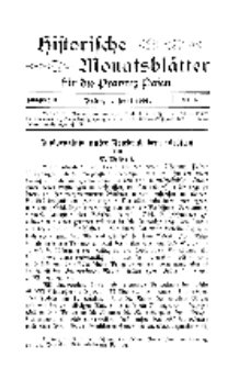 Historische Monatsblätter für die Provinz Posen, Jg. 2, 1901, Nr 6.
