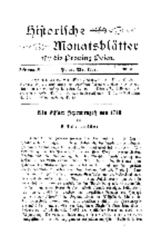 Historische Monatsblätter für die Provinz Posen, Jg. 3, 1902, Nr 5.