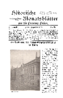 Historische Monatsblätter für die Provinz Posen, Jg. 3, 1902, Nr 12.
