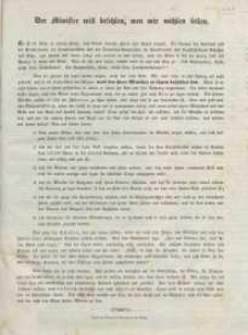 Der Minister will befehlen, wen wir wählen sollen