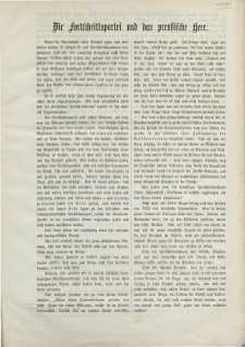 Die Fortschrittspartei und das preußische Heer