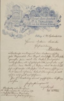 Orgel-Bau-Anstalt (A. Terlecki, J. E. Wittek) - list