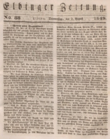 Elbinger Zeitung, No. 88 Donnerstag, 2. August 1849