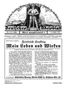 Deutsches Adelsblatt, Nr. 3, 51 Jahrg., 14 Januar 1933