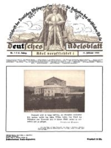 Deutsches Adelsblatt, Nr. 7, 51 Jahrg., 11 Februar 1933