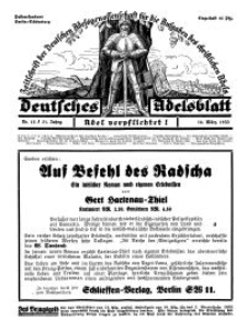 Deutsches Adelsblatt, Nr. 12, 51 Jahrg., 18 März 1933