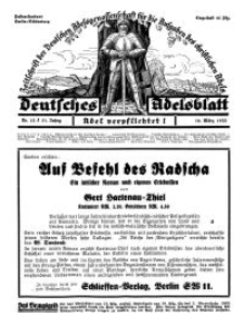Deutsches Adelsblatt, Nr. 12, 51 Jahrg., 18 März 1933