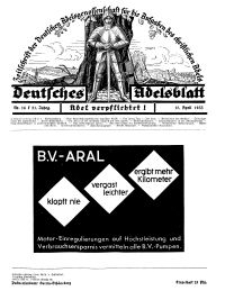 Deutsches Adelsblatt, Nr. 16, 51 Jahrg., 15 April 1933