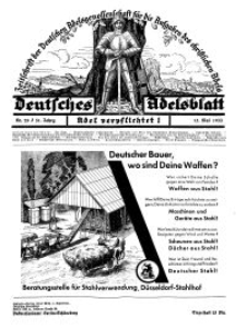 Deutsches Adelsblatt, Nr. 20, 51 Jahrg., 13 Mai 1933