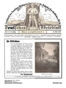 Deutsches Adelsblatt, Nr. 21, 51 Jahrg., 20 Mai 1933