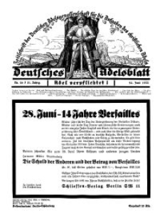 Deutsches Adelsblatt, Nr. 26, 51 Jahrg., 24 Juni 1933
