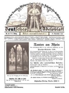 Deutsches Adelsblatt, Nr. 48, 51 Jahrg., 25 November 1933