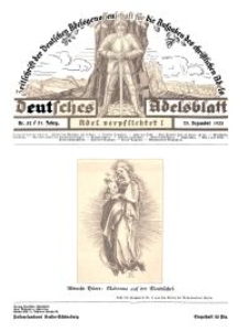 Deutsches Adelsblatt, Nr. 52, 51 Jahrg., 23 Dezember 1933