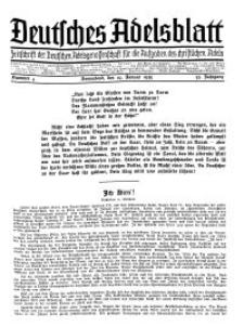 Deutsches Adelsblatt, Nr. 4, 53 Jahrg., 19 Januar 1935