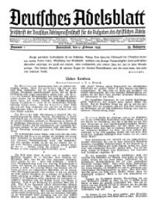 Deutsches Adelsblatt, Nr. 7, 53 Jahrg., 9 Februar 1935