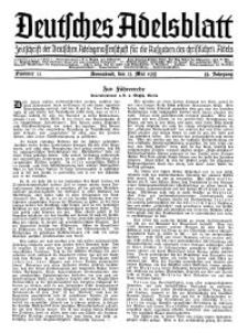 Deutsches Adelsblatt, Nr. 22, 53 Jahrg., 25 Mai 1935