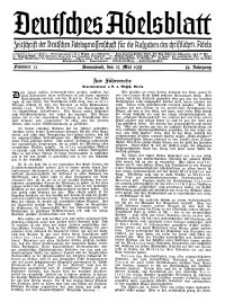 Deutsches Adelsblatt, Nr. 22, 53 Jahrg., 25 Mai 1935