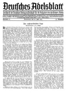 Deutsches Adelsblatt, Nr. 30, 53 Jahrg., 20 Juli 1935