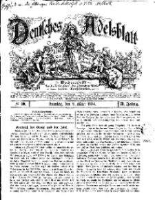 Deutsches Adelsblatt, Nr. 10, 2 Jahrg., 9 März 1884