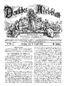 Deutsches Adelsblatt, Nr. 35, 2 Jahrg., 31 August 1884