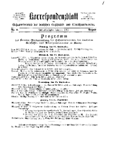 Korrespondenzblatt des Gesamtvereins der deutschen Geschichts- und Alterthumsvereine, Nr. 8, August 1887