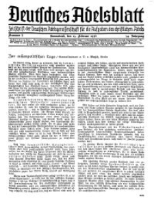 Deutsches Adelsblatt, Nr. 8, 54 Jahrg., 15 Februar 1936