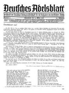 Deutsches Adelsblatt, Nr. 12, 54 Jahrg., 14 März 1936