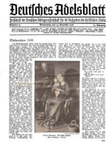 Deutsches Adelsblatt, Nr. 53, 54 Jahrg., 24 Dezember 1936