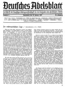 Deutsches Adelsblatt, Nr. 3, 55 Jahrg., 16 Januar 1937