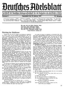 Deutsches Adelsblatt, Nr. 8, 55 Jahrg., 20 Februar 1937
