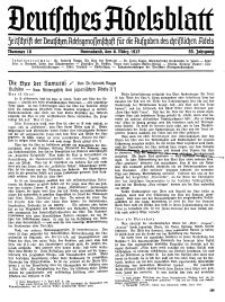 Deutsches Adelsblatt, Nr. 10, 55 Jahrg., 6 März 1937