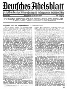 Deutsches Adelsblatt, Nr. 14, 55 Jahrg., 3 April 1937