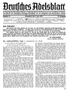 Deutsches Adelsblatt, Nr. 23, 55 Jahrg., 5 Juni 1937