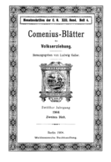 Comenius-Blätter für Volkserziehung, 15 April 1904, XII Jahrgang, Heft 2