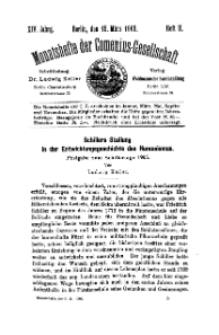 Monatshefte der Comenius-Gesellschaft, 15 März 1905, 14. Band, Heft 2