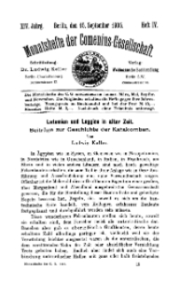 Monatshefte der Comenius-Gesellschaft, 15 September 1905, 14. Band, Heft 4