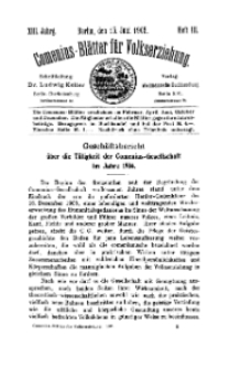Comenius-Blätter für Volkserziehung, 15 Juni 1905, XIII Jahrgang, Heft 3